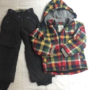Mini Boden 5-6 Kids Coat and Snow Pants